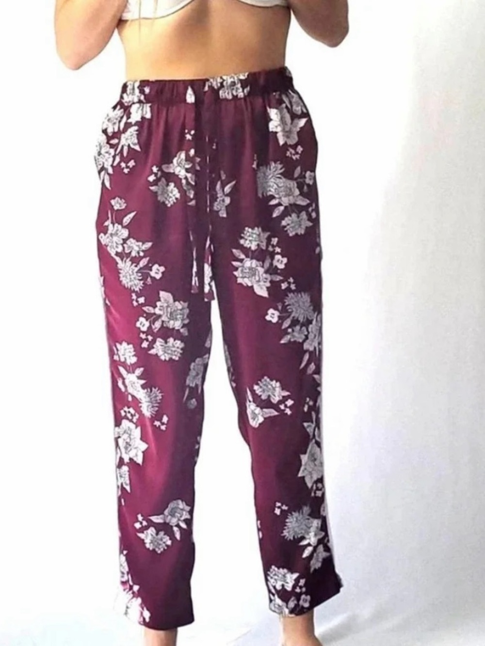 Truth Floral Silky Pajama Pants